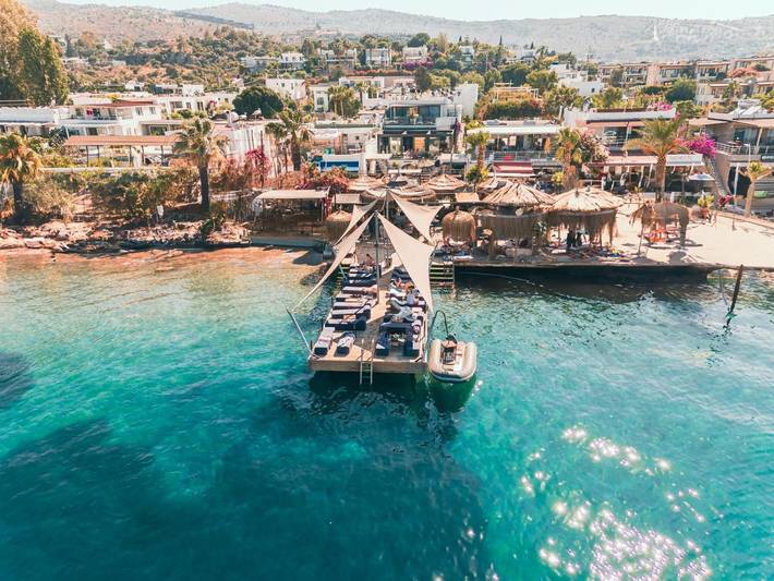Hotel für 4 Personen, mit Ausblick und Garten sowie Sauna und Pool, mit Haustier in Bodrum