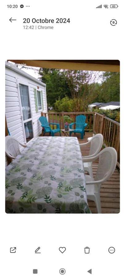 Mobil-home du lot Dordogne in Milhac, Quercy