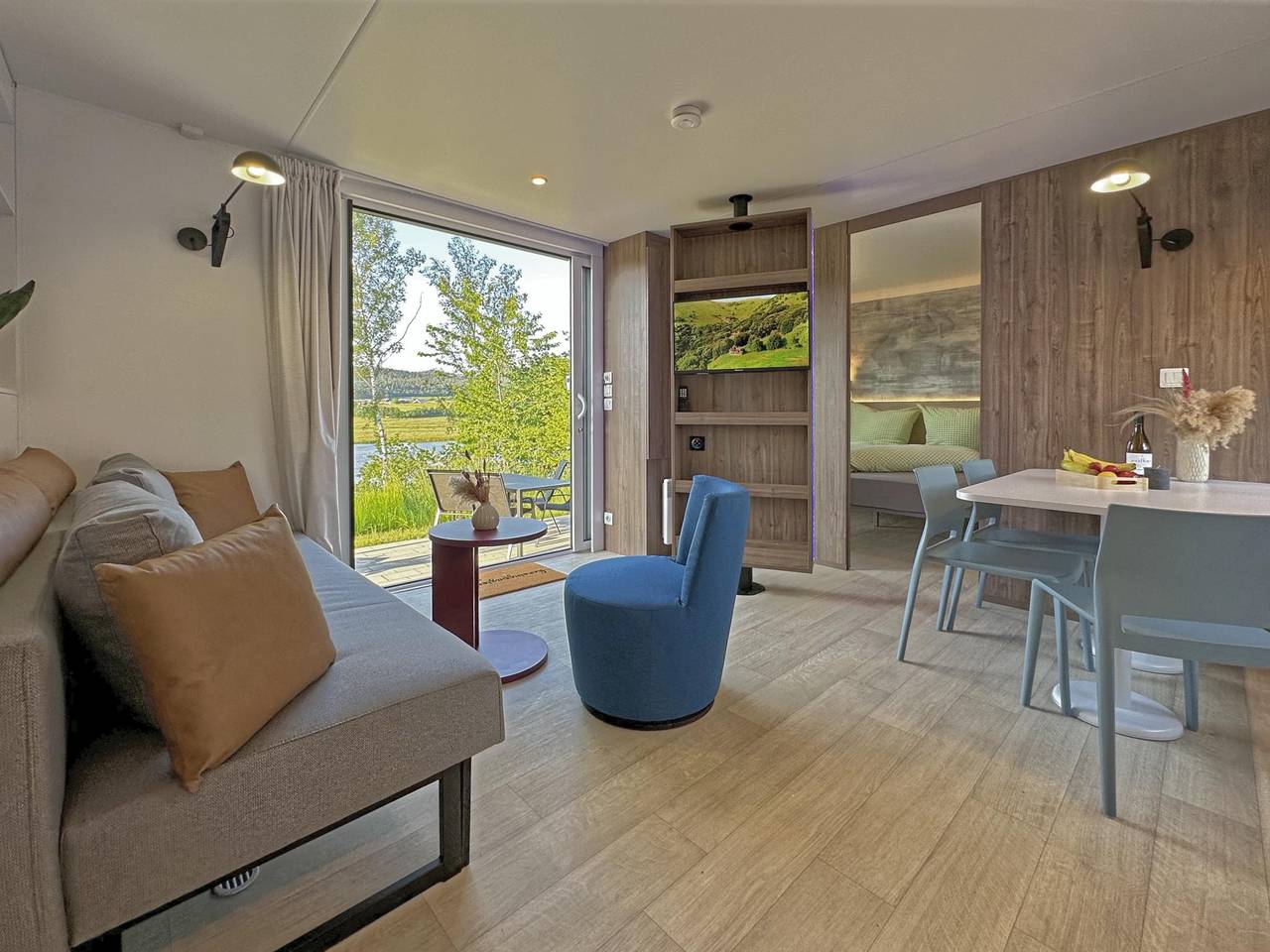 Feriendorf Seeblick - Tiny-Chalet direkt am See in Neunburg vorm Wald, Naturpark Oberpfälzer Wald