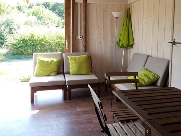 Lodges de Blois Chambord - Tente en toile et en bois 5 personnes - Lodge Bali Confort + in Mont-près-Chambord, Sologne