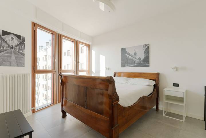 Ganze Wohnung, Ferienwohnung für 2 Personen mit Balkon/Terrasse in Mailand, Mailand Provinz