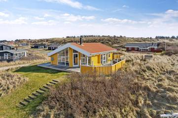 Ferienhaus mit Meerblick für 6 Personen, mit Terrasse in Dänemark an der Nordsee