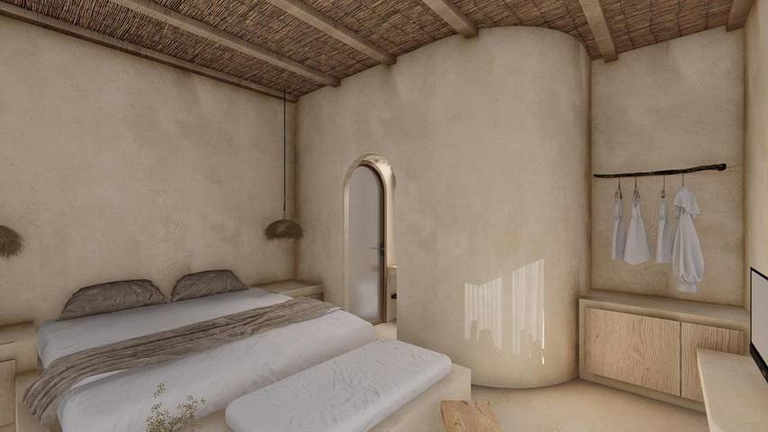 Hôtel pour 2 personnes, avec balcon ainsi que jacuzzi et jardin