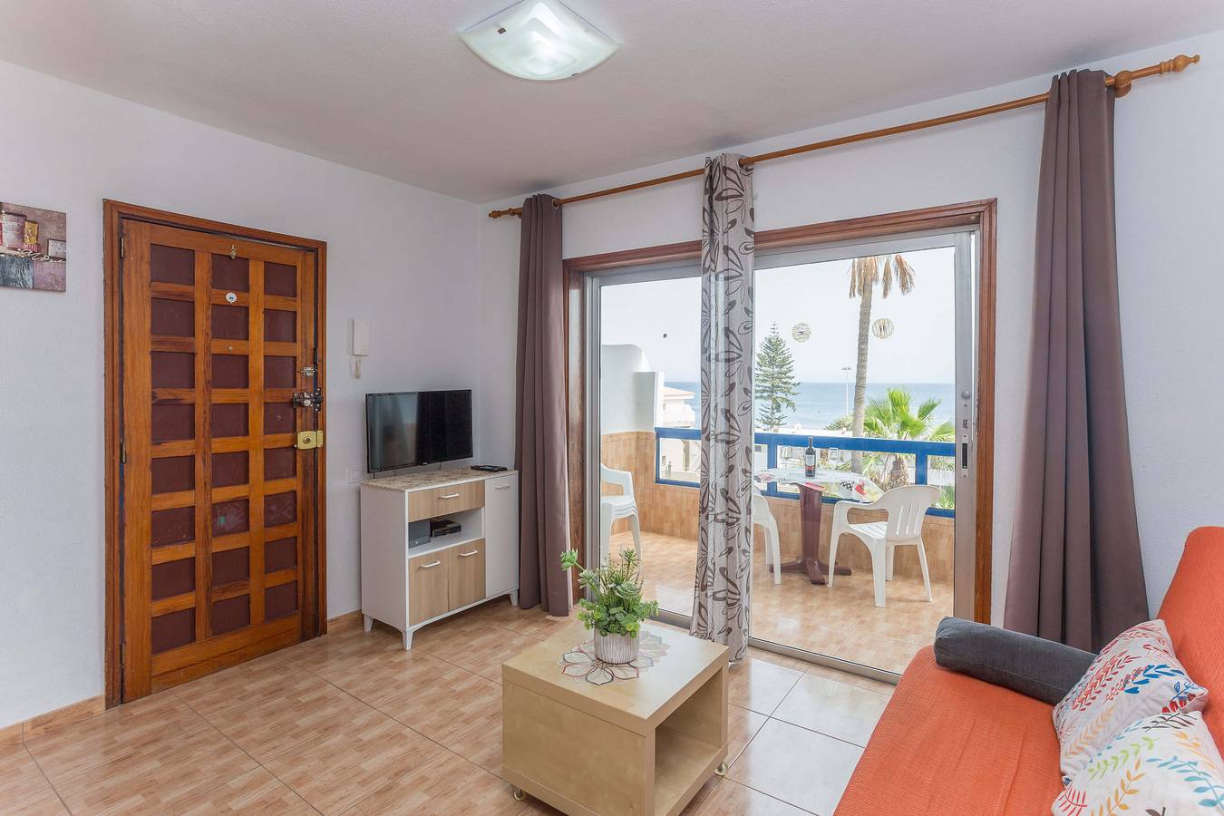 Ganze Wohnung, Ferienwohnung für 3 Personen mit Meerblick in San Agustin, San Bartolomé de Tirajana