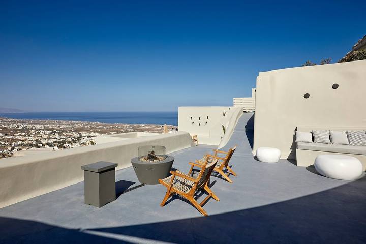 Ferienhaus für 4 Personen, mit Terrasse und Meerblick