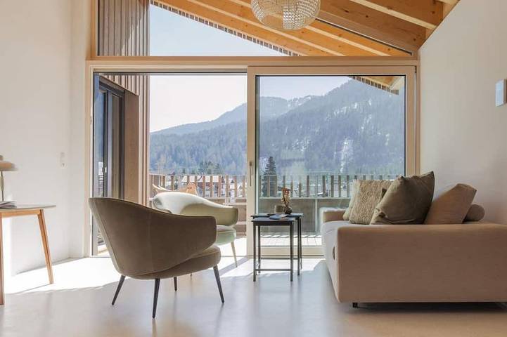Hütte für 6 Personen, mit Garten und Balkon in Scharnitz
