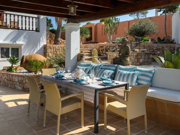 Villa in Cala Vedella, Sant Josep de sa Talaia für 8 