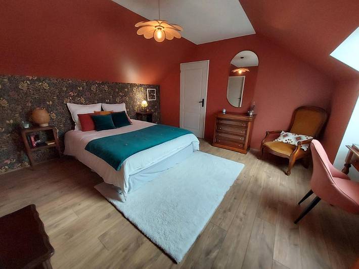 Appartement de vacances pour 2 personnes, avec Terrasse ainsi que Jardin et Vue