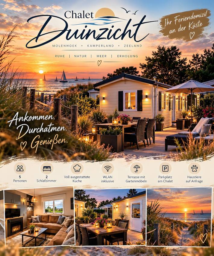 Ferienhaus für 5 Personen, mit Garten und Kinderpool in den Niederlande