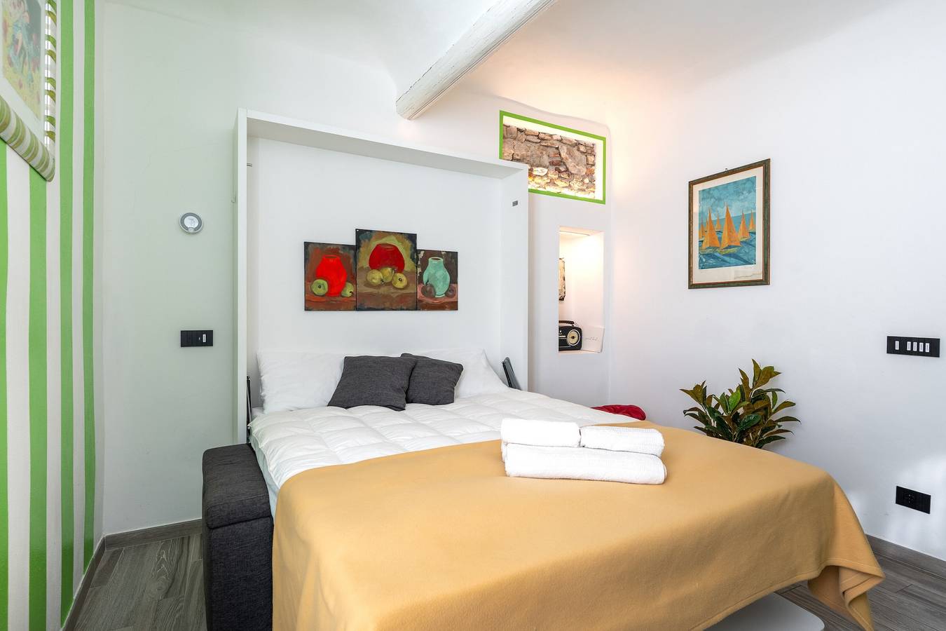 Ferienwohnung 'La Casetta Verde mit Meerblick' mit Wlan und Klimaanlage in Porto Maurizio, Imperia