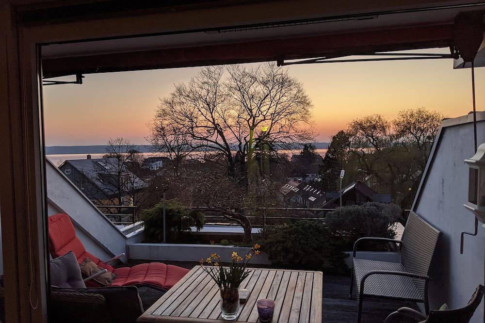 Ganze Wohnung, Apartment in Herrsching mit Terrasse und Ammerseeblick in Herrsching am Ammersee (Stadt), Herrsching