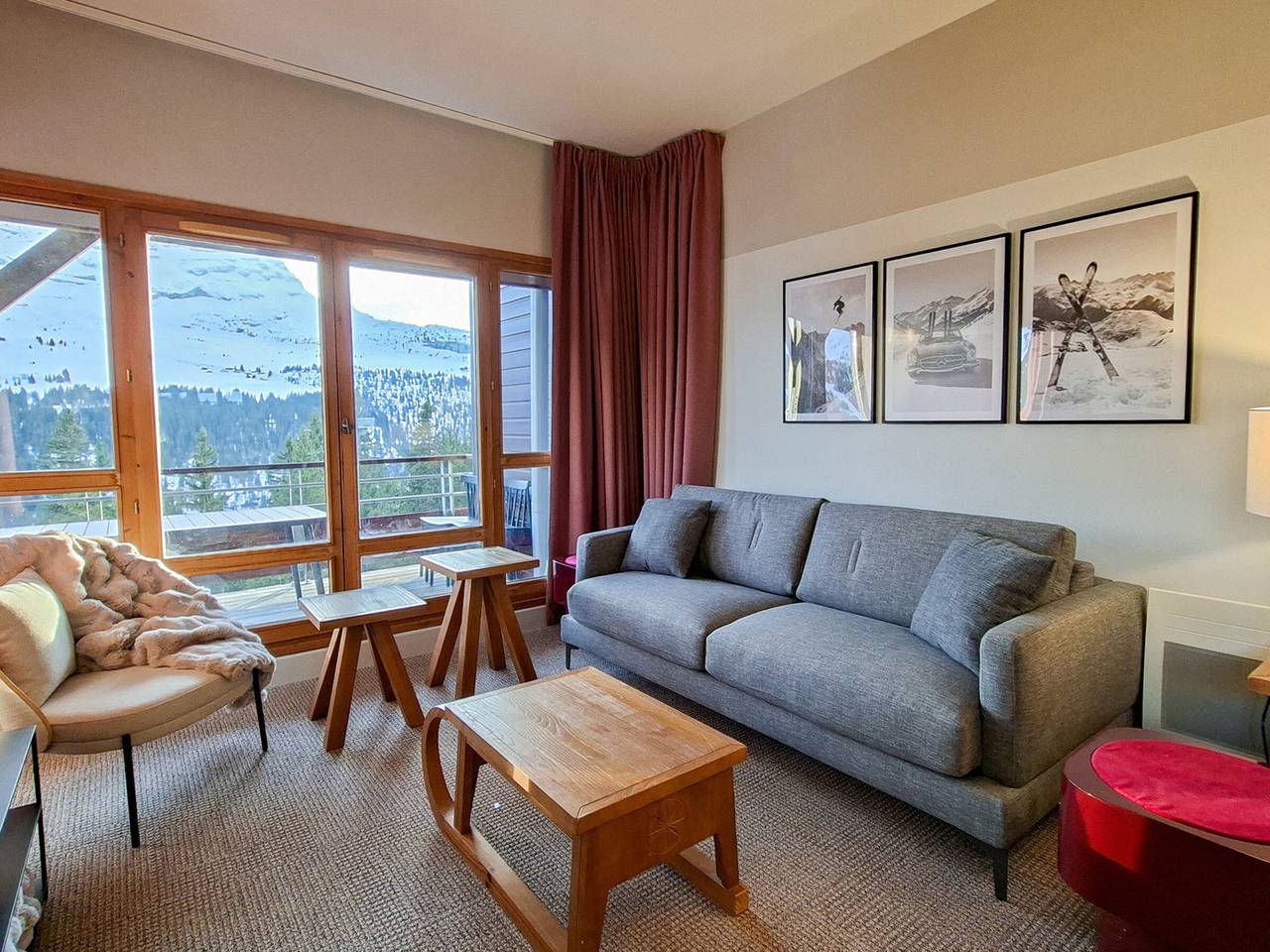 Appartement entier, Appartement spacieux, accès pistes, piscine, spa in Flaine, Arâches-la-Frasse
