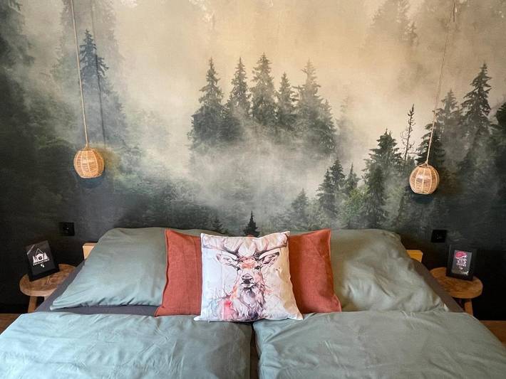 Ferienwohnung für 3 Personen, mit Balkon und Terrasse sowie Garten und Pool in Kniebis