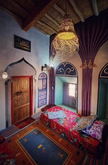 Auberge pour 4 personnes, avec terrasse et vue dans Tinghir