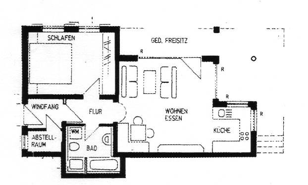Ferienwohnung für 2 Personen, mit Terrasse und Garten in Westallgäu - 2