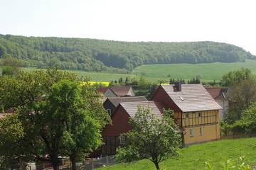 Ferienhaus für 9 Personen, mit Pool und Garten in Thüringen