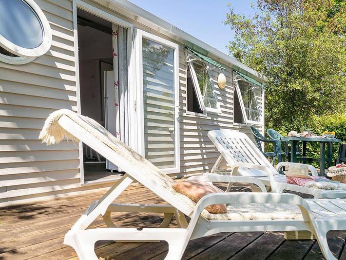 Camping Romanée - Les Grottes De Roffy - Mobilheim 4 personen - Komfort 2 Zimmer in Sainte-Nathalène, Périgord Noir