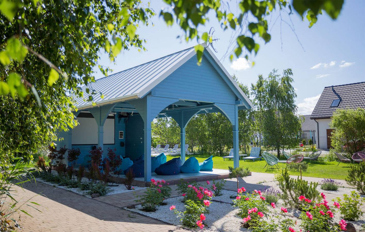 Ferienhaus für 6 Personen mit Pool in Nowęcin, Slowinzischer Nationalpark