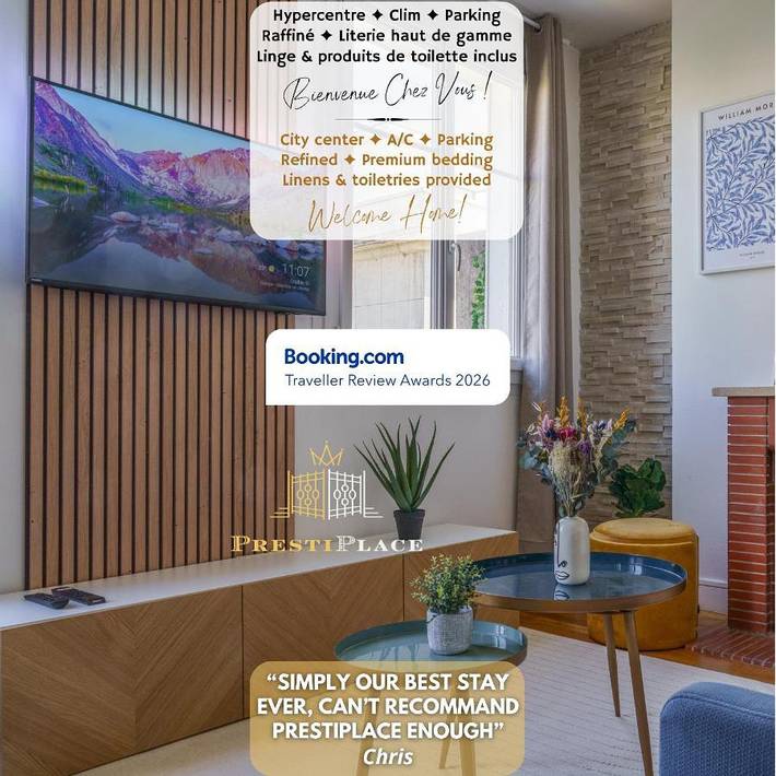 Location de vacances pour 6 personnes, avec balcon et vue à Tours