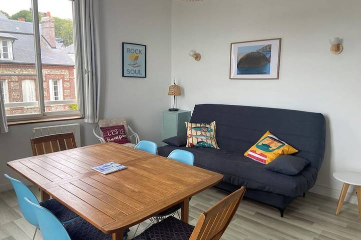 Apartamento entero, L'Escale de Veules – Ocean view, beach 2 minutes away in Veules-les-Roses, Región de Dieppe