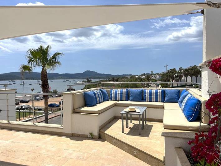 Location de vacances pour 6 personnes, avec bassin pour enfant et piscine ainsi que terrasse et vue à Fornells - 3