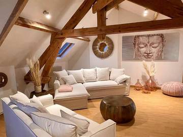 Cottage pour 8 personnes, avec terrasse et vue, animaux acceptés à Rethel