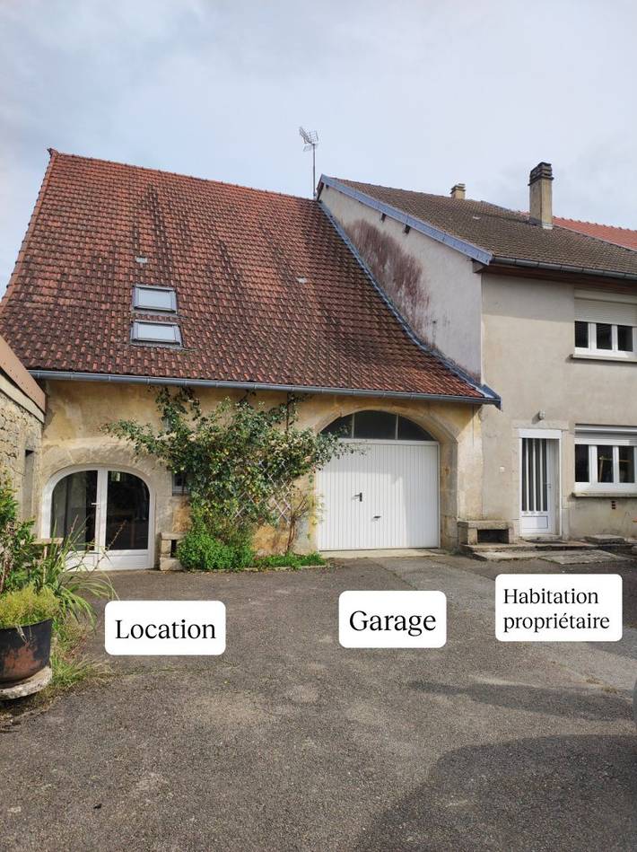 Gîte pour 4 personnes, avec Terrasse à Crançot