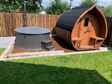 Ferienpark für 8 Personen, mit Sauna und Garten sowie Pool, kinderfreundlich am Jadebusen