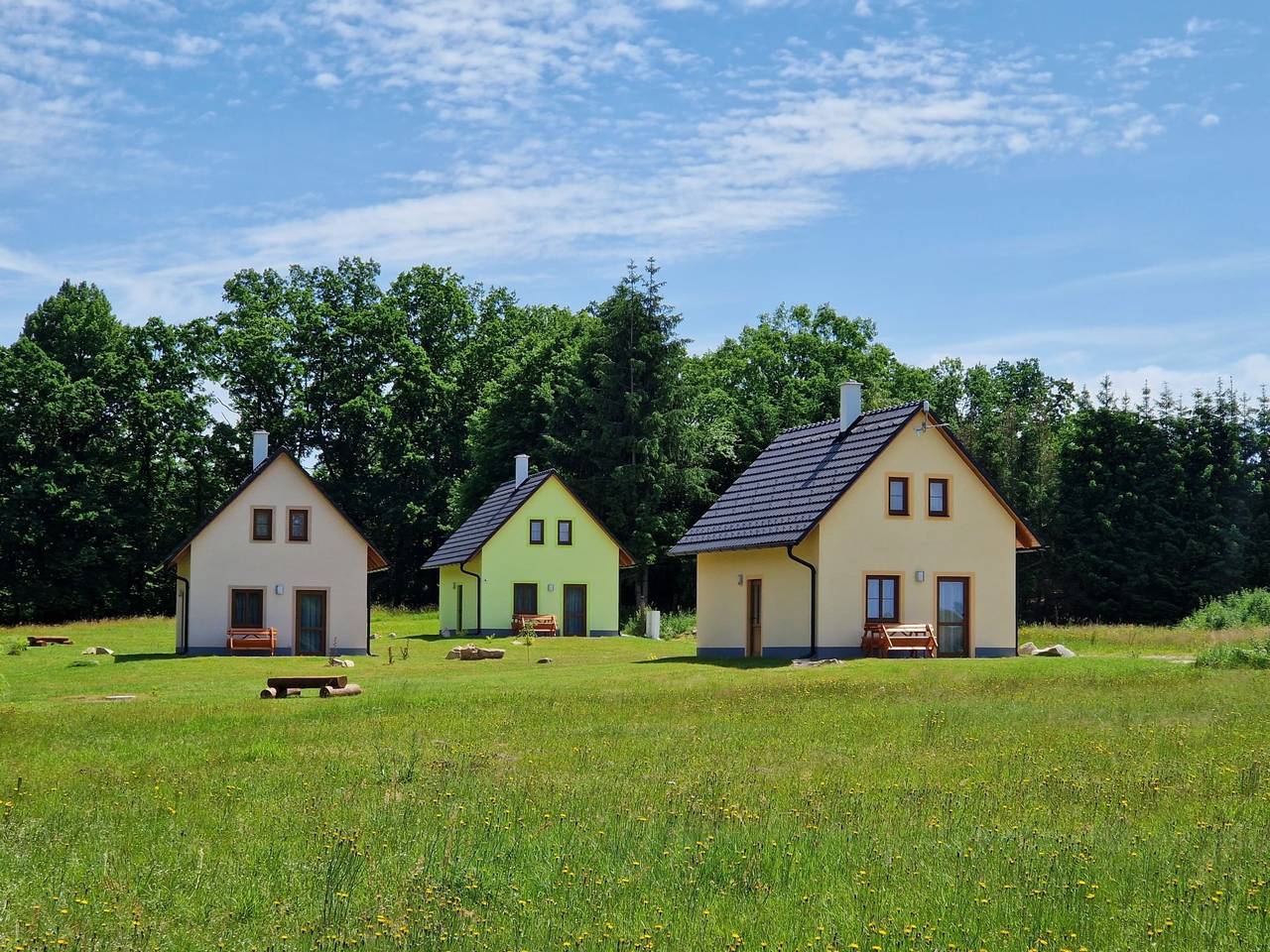 Bára 2 in Stráž nad Nežárkou, Neuhaus und Umgebung