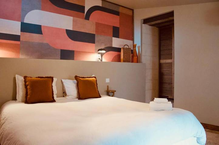 Chambre d’hôte pour 2 personnes, avec Terrasse ainsi que Jardin et Vue