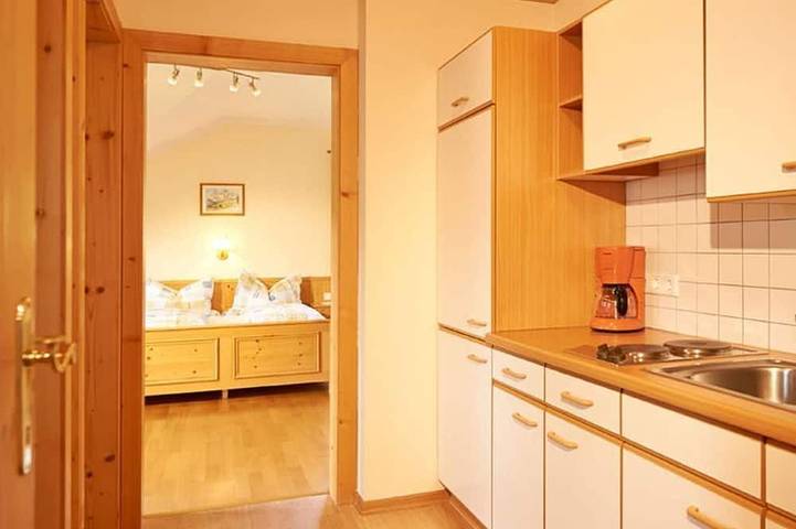 Ferienhaus für 3 Personen, mit Balkon und Garten sowie Sauna