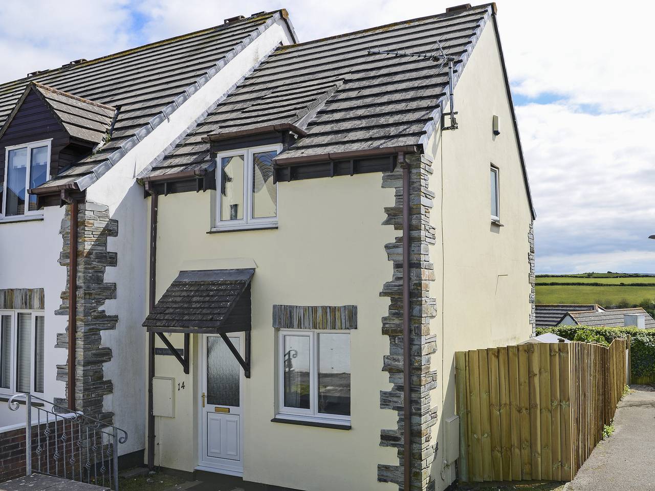 The Yellow House in Padstow, Cornwall