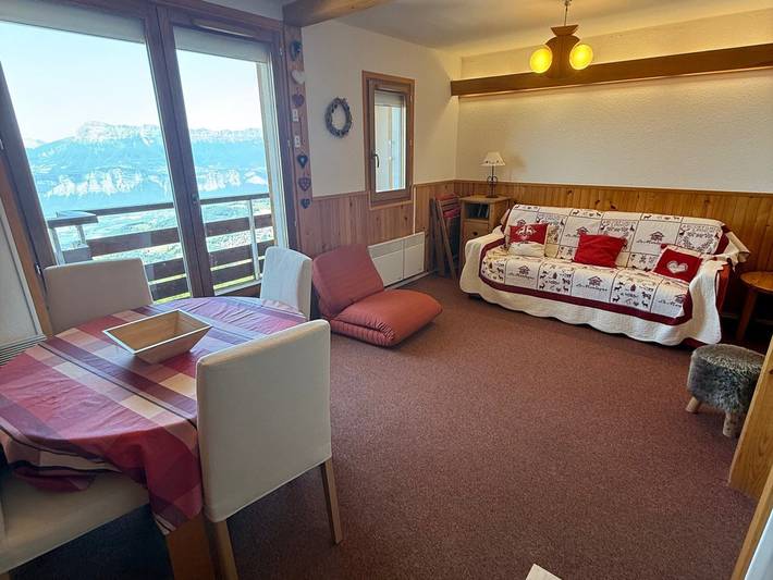 Ganze Wohnung, Whg Pisten, 4 Pers, Balkon, Ausgestattete Küche in Prapoutel, Les Adrets