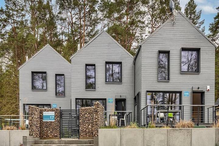 Maison de vacances pour 3 personnes, avec sauna et terrasse, adapté aux familles en Pologne