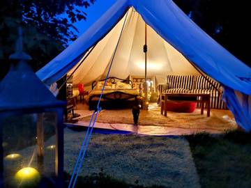 Tente pour 5 personnes, avec vue et jardin dans Oise
