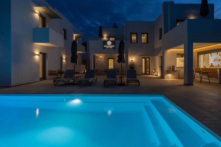Appart’hôtel pour 3 personnes, avec Balcon ainsi que Terrasse et Piscine