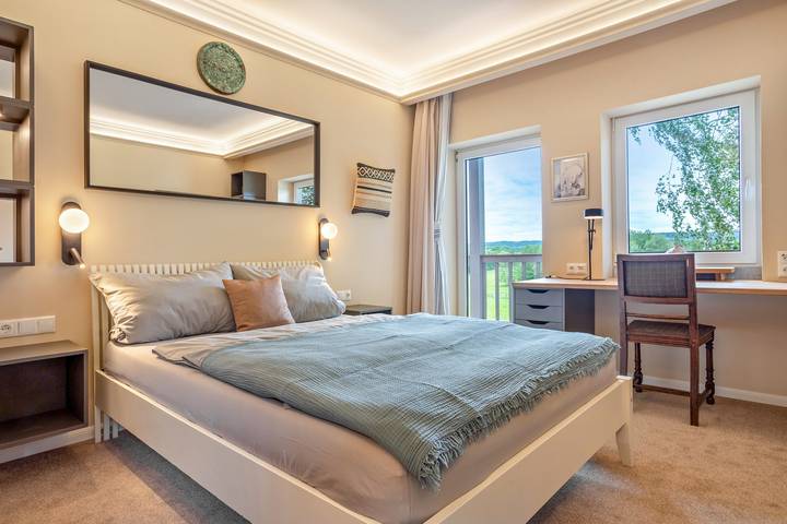 Studio für 2 Personen, mit Balkon und Garten sowie Sauna in Wittenbeck