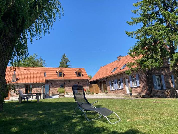 Maison de vacances pour 14 personnes, avec vue et jardin