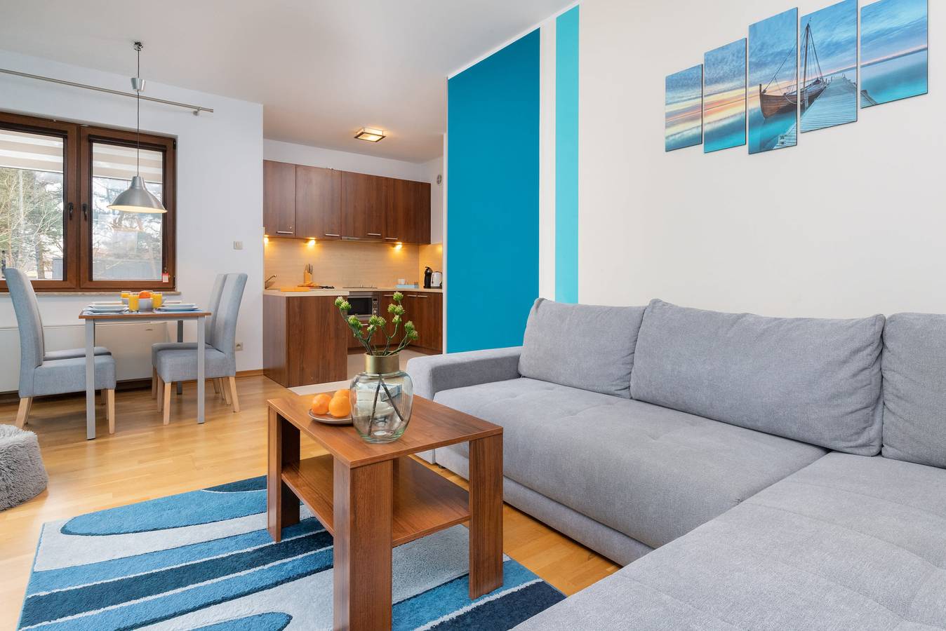 Cały apartament, Apartament wakacyjny dla 4 osób z ogród in Jastrzębia Góra, Zatoka Gdańska