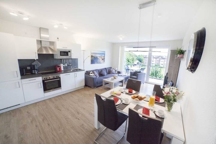 Ferienwohnung für 4 Personen, mit Balkon und Sauna in Sahlenburg - 4