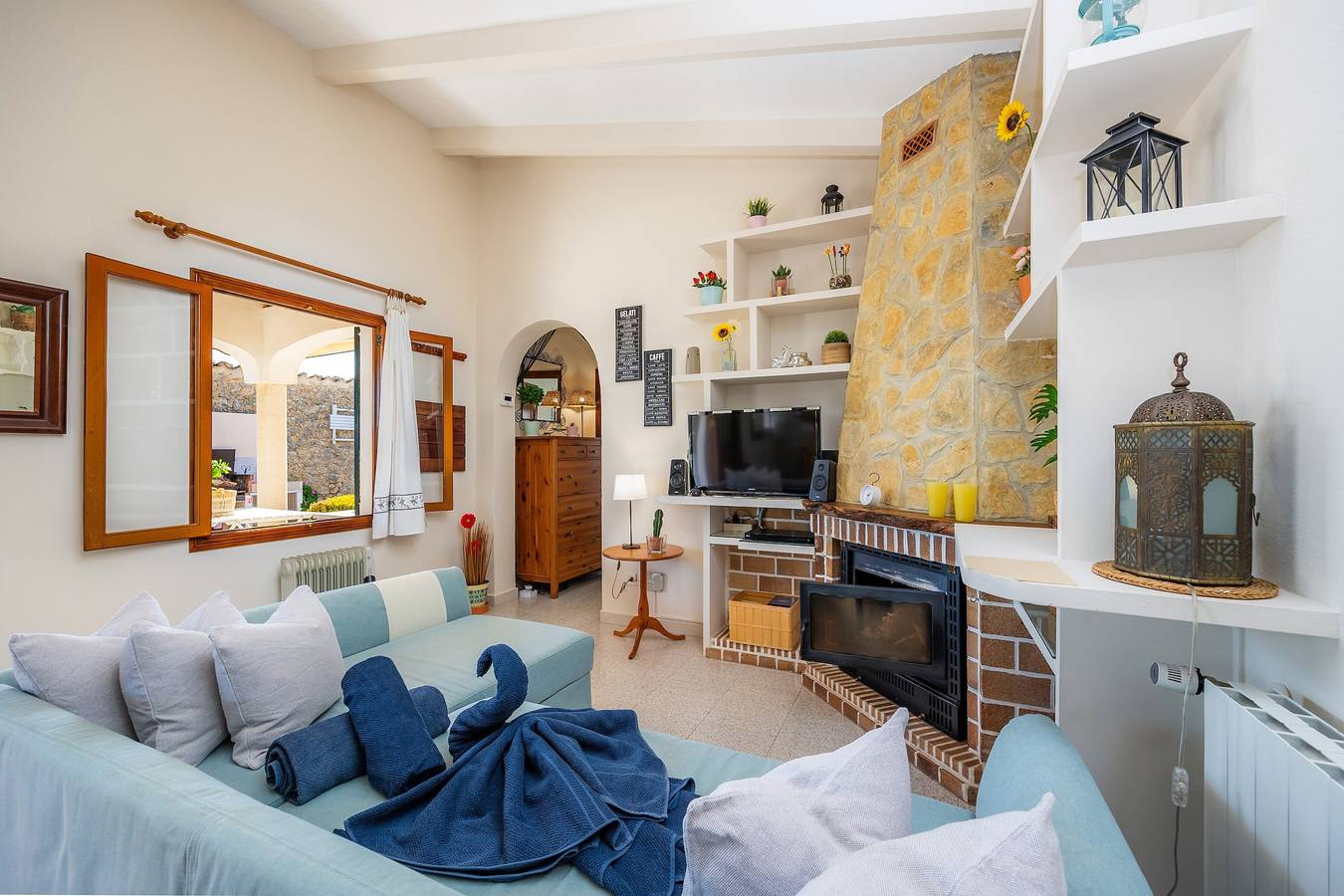 Maison de campagne "Son Macia" avec vue sur la montagne, Wi-Fi et climatisation in Selva, Majorque l'intérieur des terres