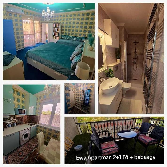 Apartament wakacyjny dla 3 osób, z widok i balkon w Hajdúszoboszló