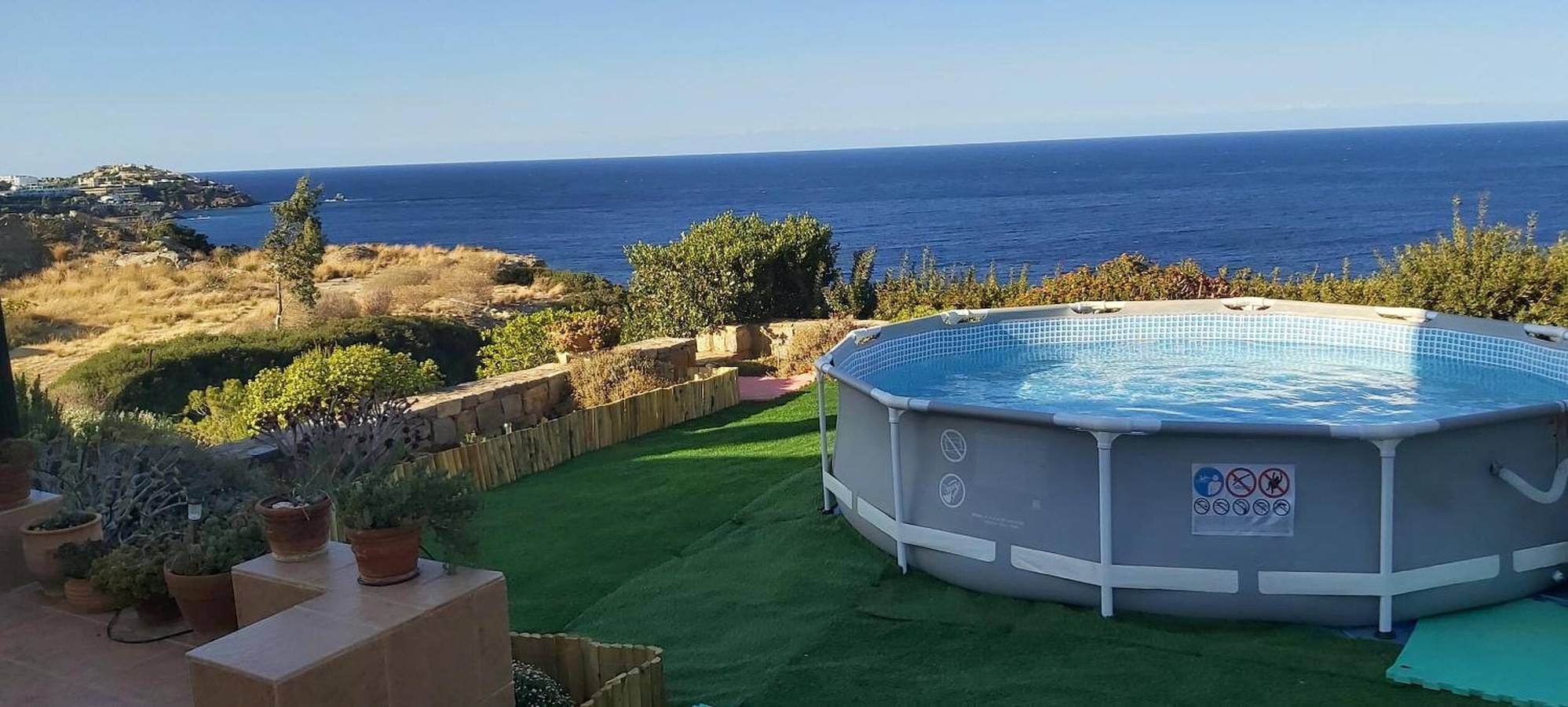 Villa 'Stella Ioannis' with Sea View, Wi-Fi and Air Conditioning in Agia Pelagia, Achlada