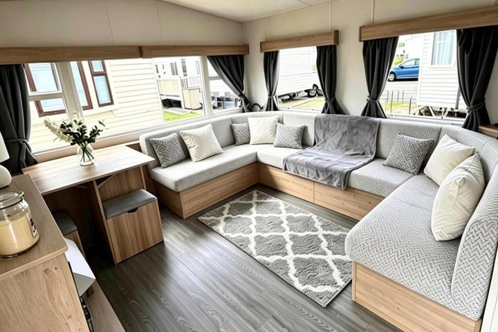 Holiday rental for 8 people, with Ocean view and Balcony as well as Terrace and Garden in Rhyl