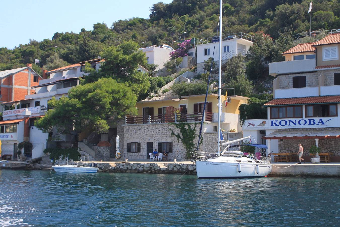 Ganze Wohnung, 1-Zimmer-Ferienwohnung am Strand Zaklopatica (Lastovo) A-8347-a in Dubrovnik-Neretva