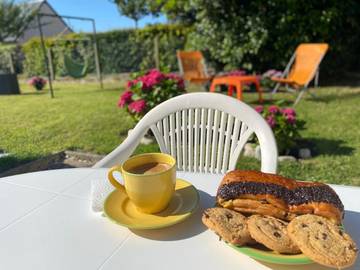 Maison d’hôte pour 3 personnes, avec jardin à Vierville-sur-Mer