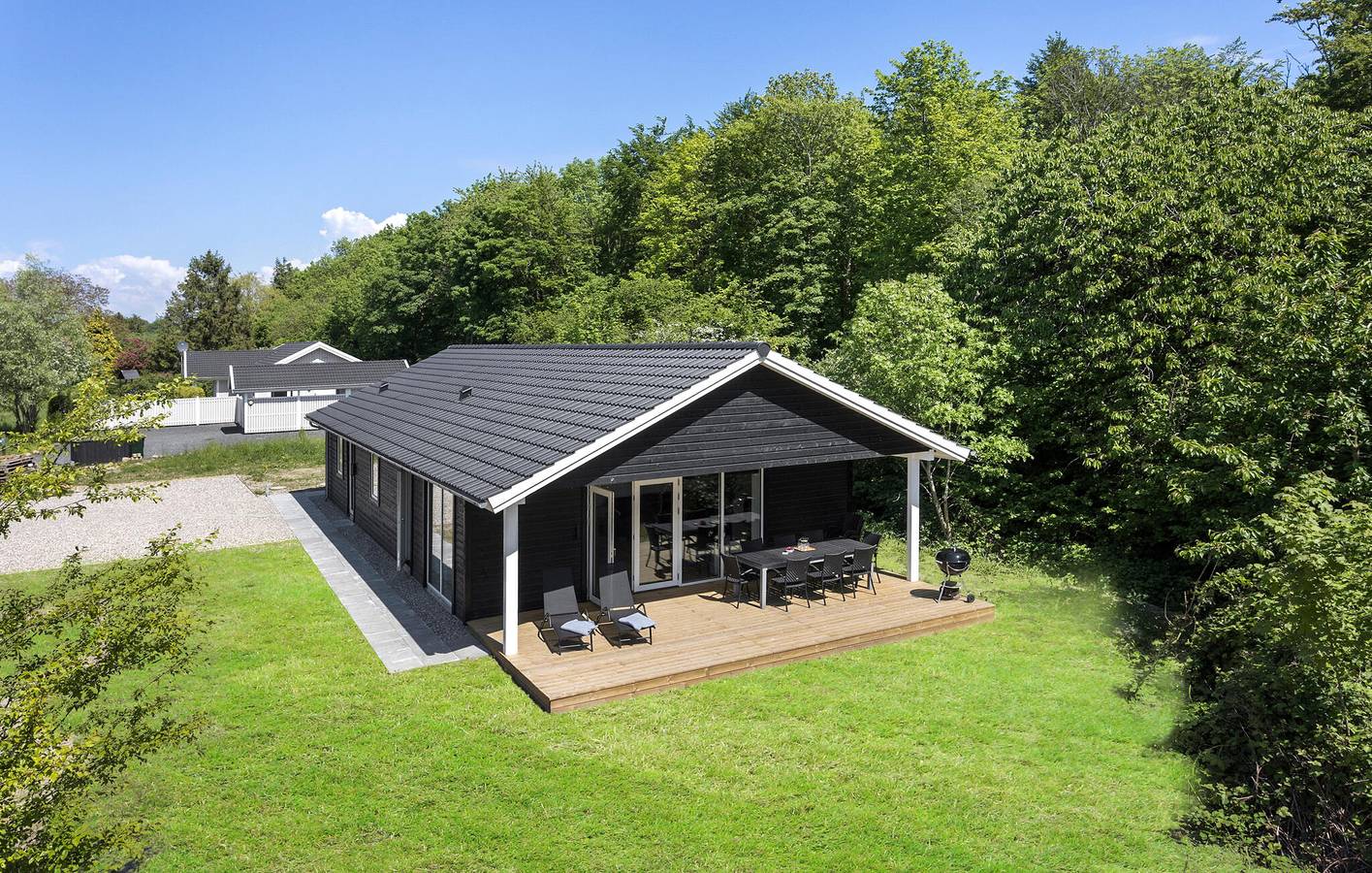 Feriehus for 10 personer med terrasse in Tranekær, Langeland