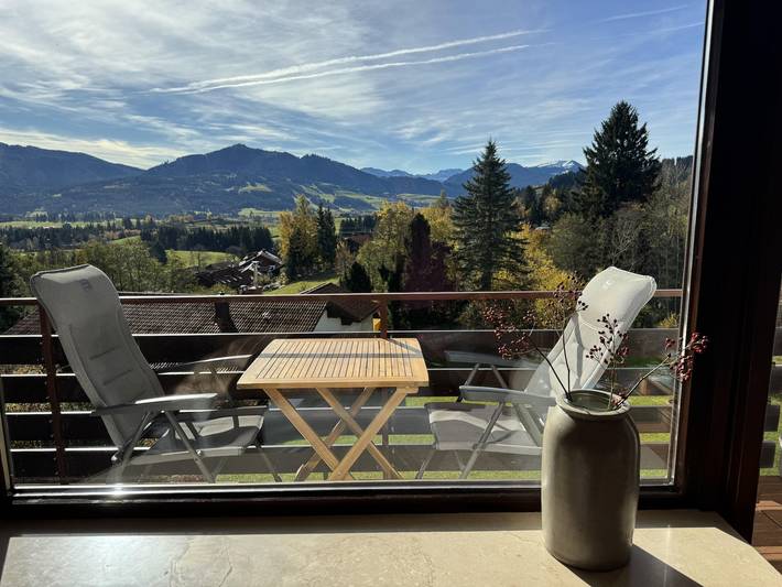 Ganze Ferienwohnung, Ferienwohnung Bergblick mit Balkon in Oy-Mittelberg, Bayerisch Schwaben