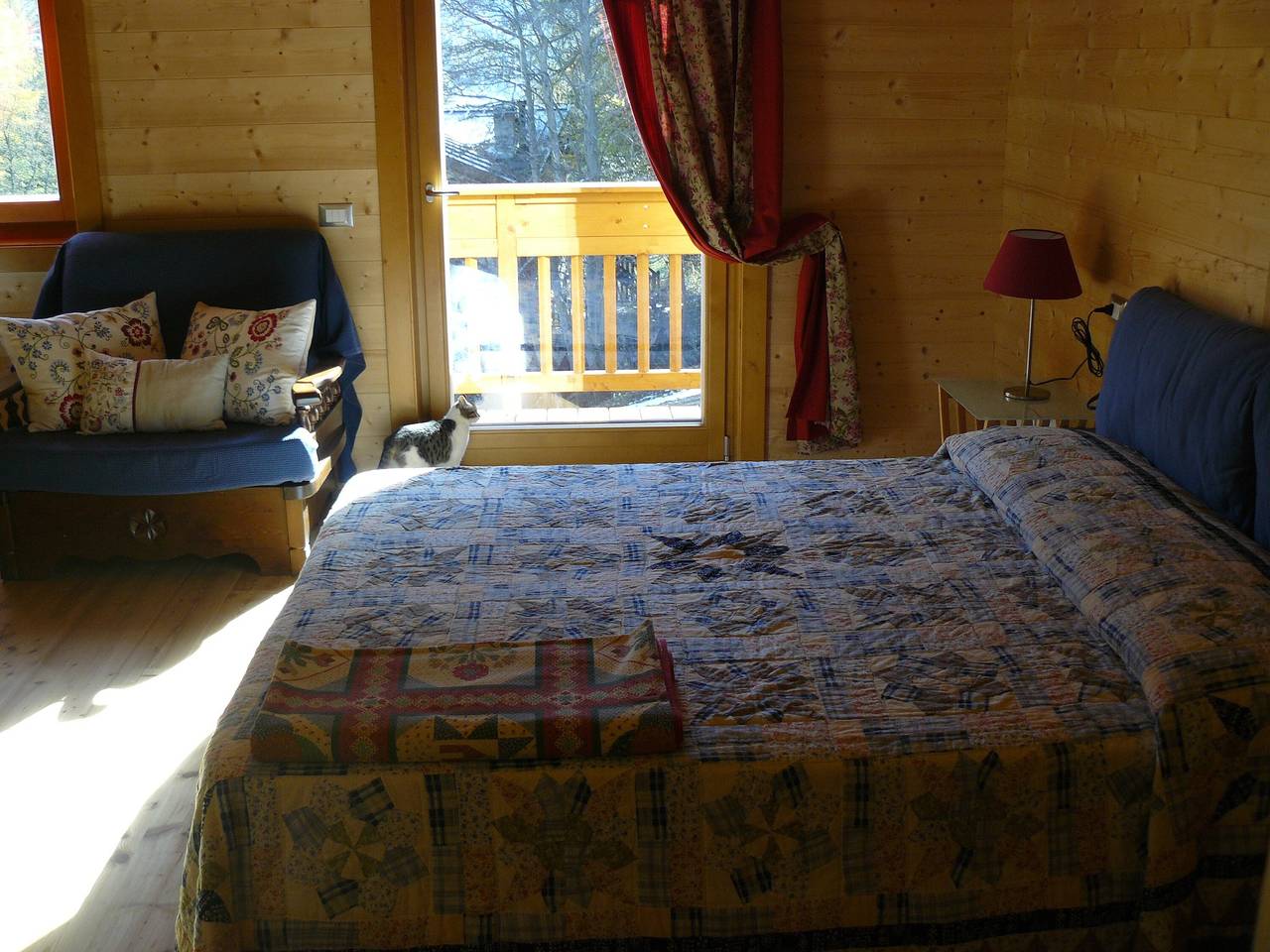 Chambre 'Gratacul' avec vue montagne, terrasse commune et Wi-Fi in Localita Evette, Région de Valtournenche