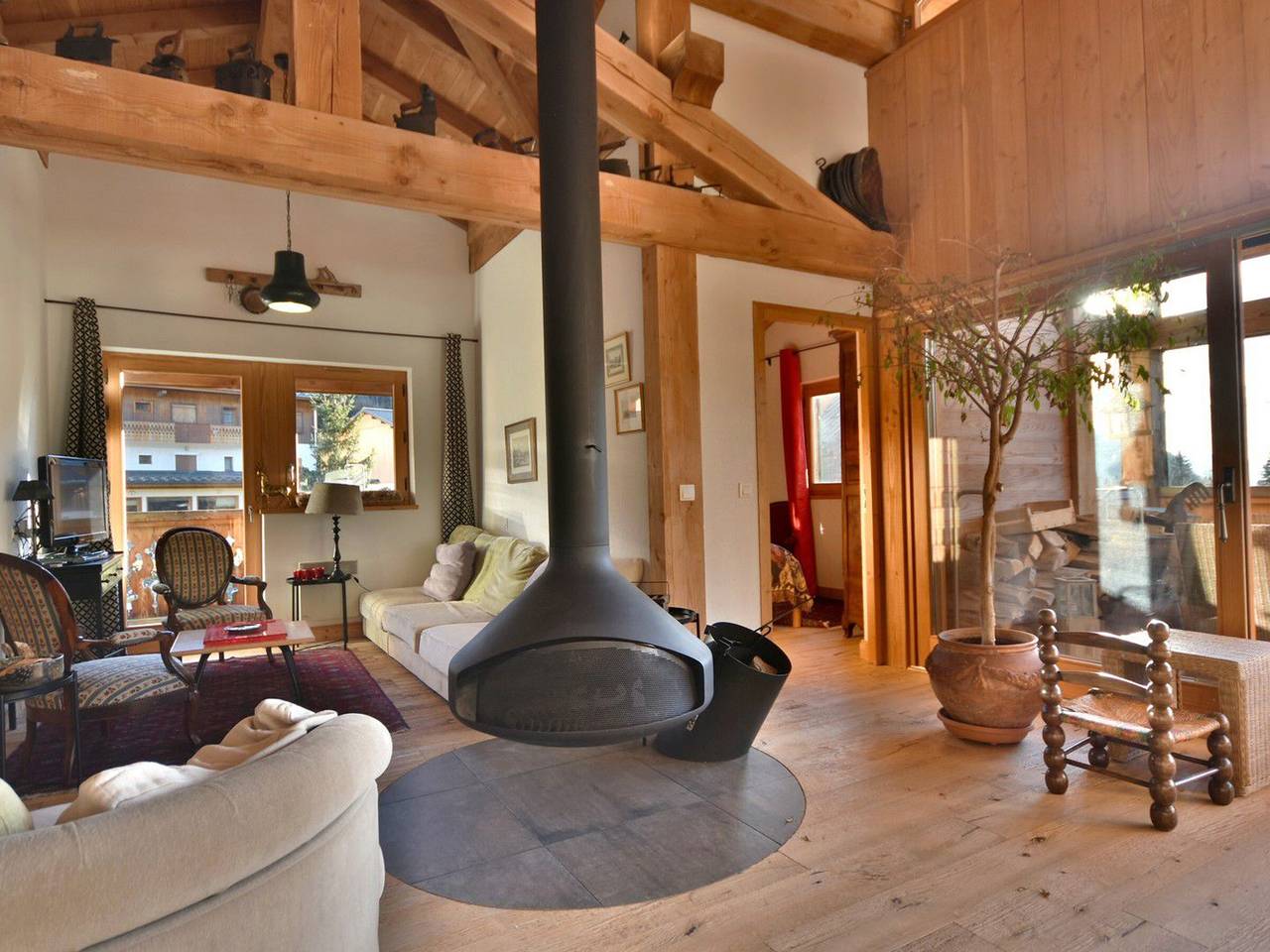 Appartement entier, Superbe Duplex 8 pers, Terrasse, Casiers Ski, Parking, Proche des Pistes et Centre, Les Gets in Les Gets, Les Portes du Soleil